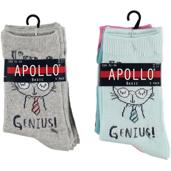 Leuke meisjes sokken 5 pack